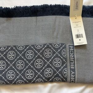 TORY BURCH
T Monogram Jacquard Traveler - Washed Blue (New)